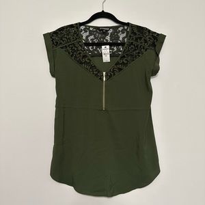 NWT Express small silky shirt